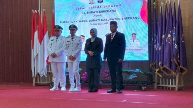 Wagub Sulsel Fatmawati Rusdi Hadiri Sertijab Baupati dan Wabup Enrekang.