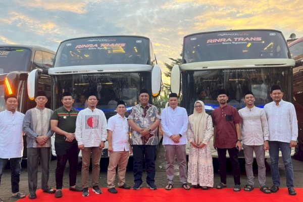 Rinra Trans, PO Bus Pertama dari Maros Mulai Beroperasi-Bupati Chaidir Syam Apresiasi