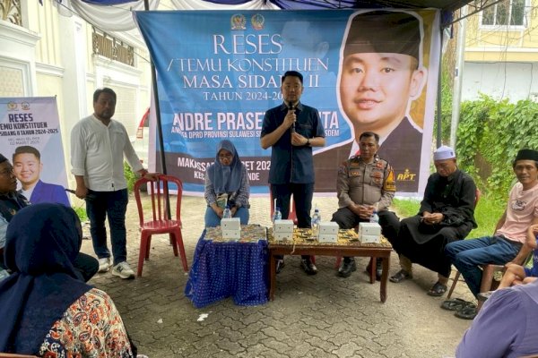 Ketua Komisi C DPRD Sulsel APT Reses di Kelurahan Ende, Warga Minta Pengerukan Sedimen Drainase