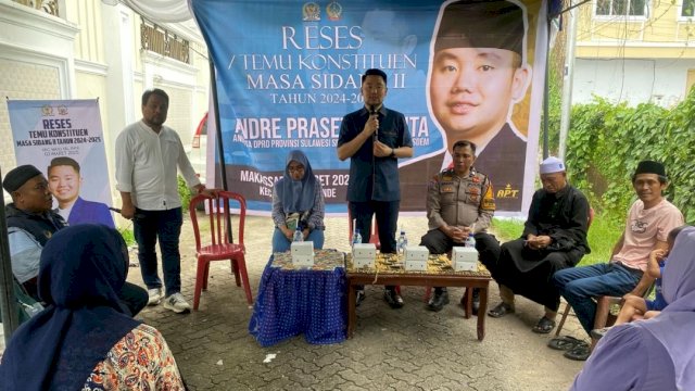 Ketua Komisi C DPRD Sulsel, Andre Prasetyo Tantan.