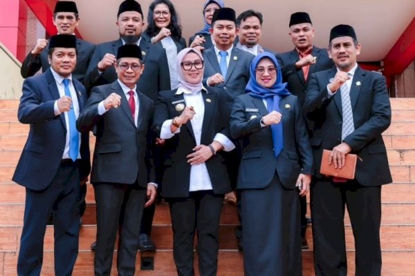 Bupati Barru Andi Ina Hadiri Sertijab Gubernur Sulsel, Komitmen Tingkatkan Kolaborasi untuk Pertumbuhan Ekonomi