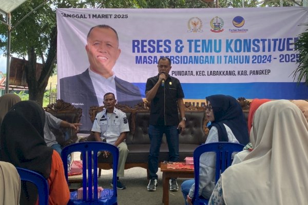 Legislator NasDem Muhammad Sadar Terima Aspirasi Warga Pangkep, Fokus Perbaikan Infrastruktur-Pendidikan