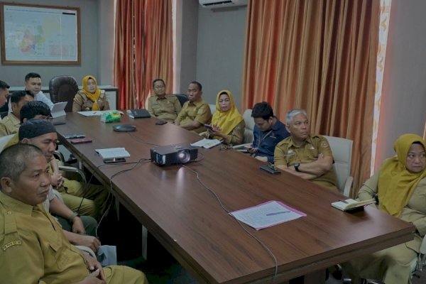 Wabup Sidrap dan TPID Rapat Virtual dengan Mendagri Jelang Idulfitri