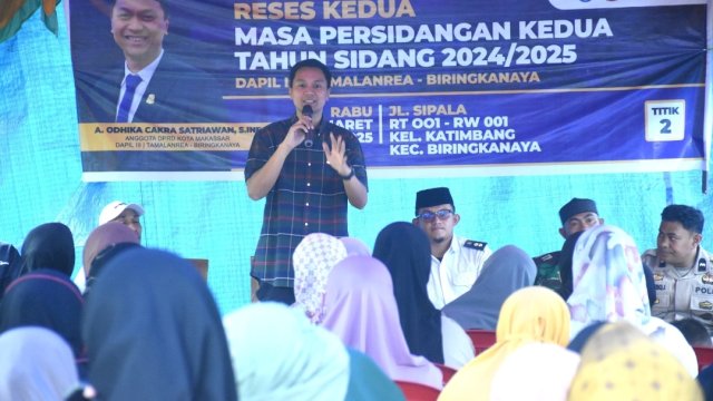 Anggota DPRD Kota Makassar, Andi Odhika Cakra Satriawan.