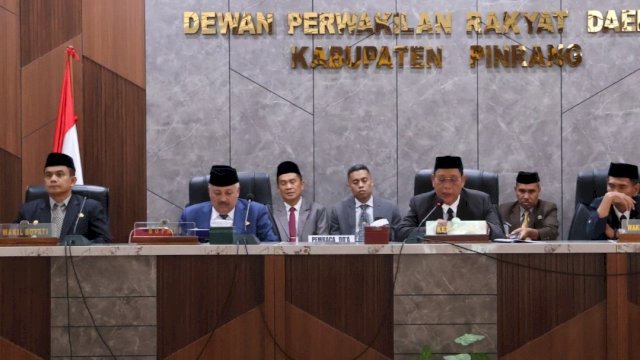 Paripurna DPRD Pinrang.
