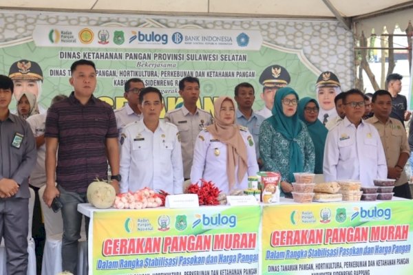 Lewat Gerakan Pangan Murah, Pemkab Sidrap Jaga Stabilitas Harga dan Dukung UMKM