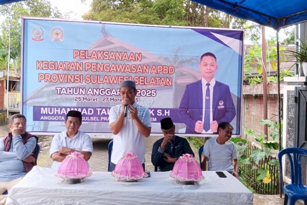 Anggota DPRD Sulsel Taufik Malik Tinjau Pengerukan Irigasi dan Respon Isu Sosial di Maros