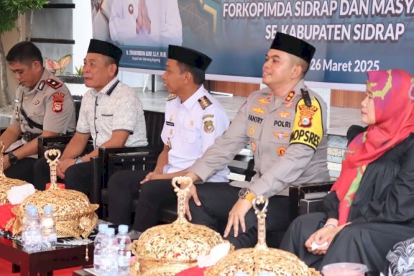 Perkuat Sinergi, Bupati Sidrap dan Forkopimda Buka Puasa Bersama di Mapolres