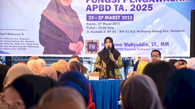 Anggota DPRD Sulawesi Selatan, Fatma Wahyuddin 