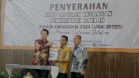 Bersama Ketua DPRD Sidrap, Bupati Syaharuddin Alrif Serahkan LKPD Unaudited 2024 ke BPK Sulsel