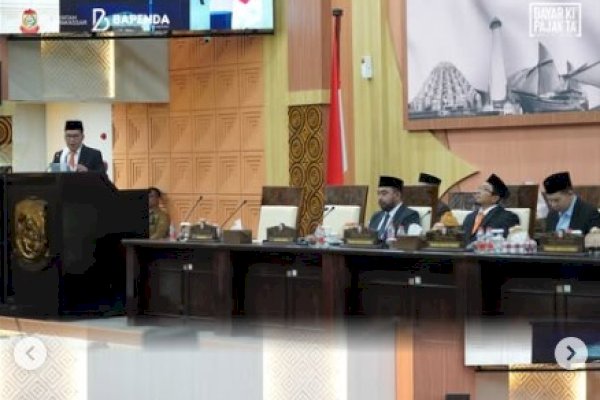 Sekretaris Bapenda Makassar Hadiri Rapat Paripurna Akhir Masa Jabatan Wali Kota