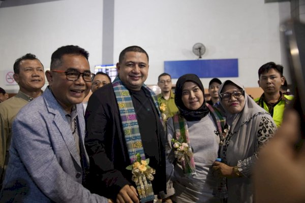 Tiba di Makassar, Munafri Arifuddin dan Aliyah Mustika Ilham Disambut Hangat OPD Pemkot Makassar Hingga Masyarakat