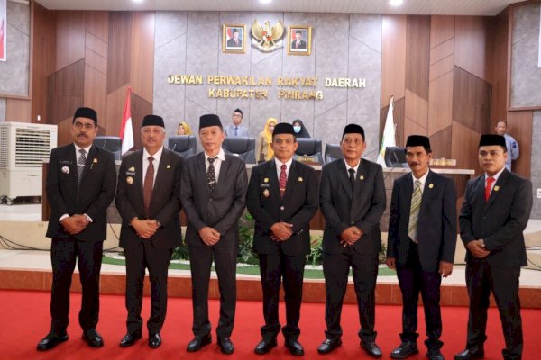 DPRD Pinrang Paripurna Sertijab dan Penyampaian Pidato Sambutan Bupati Periode 2025-2030