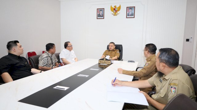 Munafri Arifuddin Terima Audiensi Tim Chairul Tanjung.