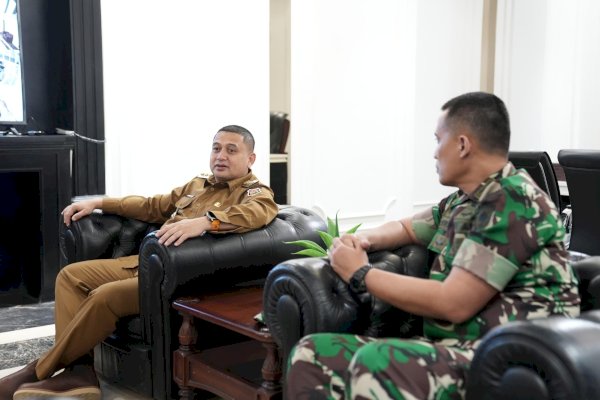 Wali Kota Makassar Bahas Kerja Sama Keamanan dengan Kodim 1408