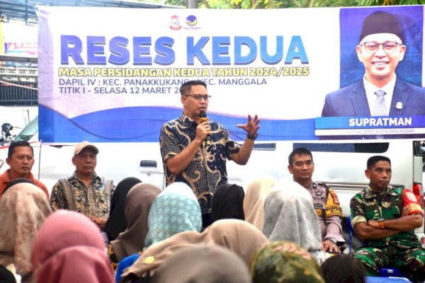 Serap Aspirasi Warga, Ketua DPRD Makassar Supratman Komitmen Wujudkan Kebijakan Pro Rakyat