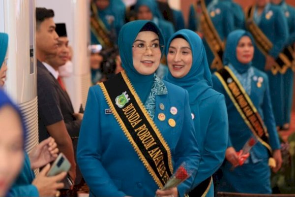 Sri Widiyati Irwan Resmi Dilantik sebagai Ketua TP PKK Pinrang Masa Bakti 2025–2030