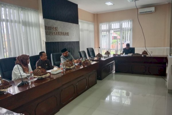 Rapat Bamus DPRD Barru Agenda Sejumlah Kegiatan Dewan