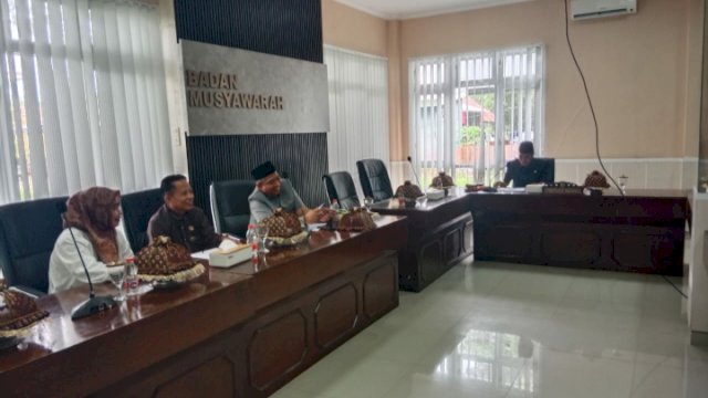 Rapat Bamus DPRD Barru Agenda Sejumlah Kegiatan Dewan