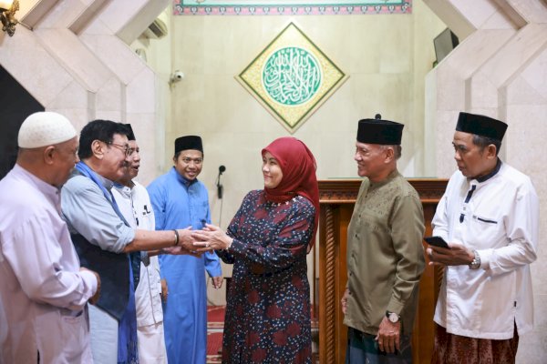 Wakil Wali Kota Makassar Aliyah Mustika Ilham Safari Ramadan di Masjid Baiturrahman Panaikang
