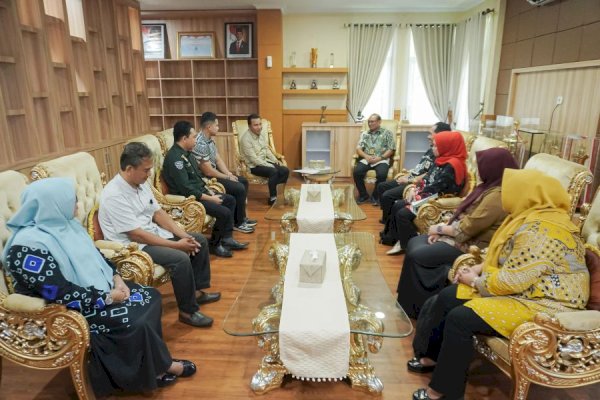 Bupati Lutra Andi Rahim Terima Kunjungan Inspektorat Provinsi