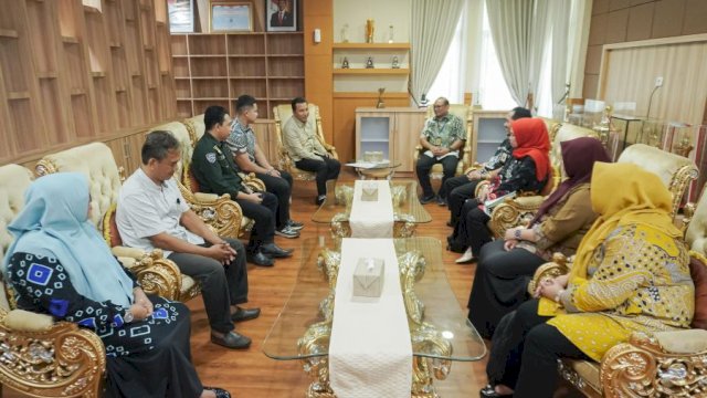 Bupati Lutra Andi Rahim Terima Kunjungan Inspektorat Provinsi.