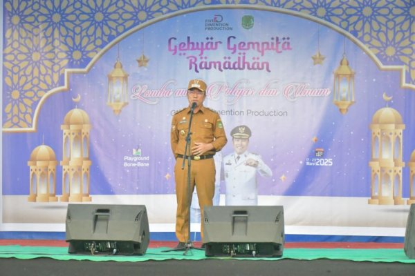 Wabup Lutra Jumail Mappile Buka Gebyar Gempita Ramadan 2025