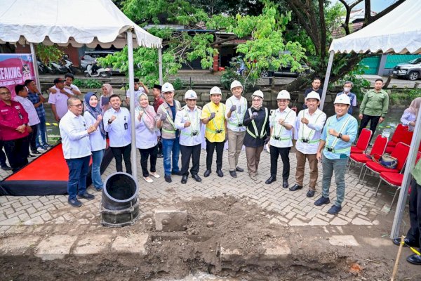 DPRD Makassar Hadiri Groundbreaking Pemasangan Jaringan Pipa Distribusi PDAM ke Wilayah Utara