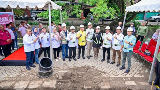 DPRD Makassar Turut Hadir dalam Groundbreaking Pipa Distribusi PDAM.