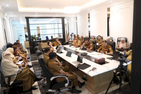 Rakor Bersama KPK, Pj Sekda Irwan Adnan Komitmen Pemkot Makassar Dalam Pengelolaan APBD dan Pengadaan Barjas