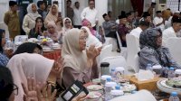 Melinda Aksa Hadiri Buka Puasa Bersama Wali Kota, Forkopimda dan Purna Bakti ASN Makassar