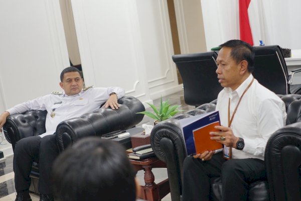 Bertemu Kepala BPS Makassar, Munafri: Validasi Data Kunci Efektivitas Kebijakan Makassar