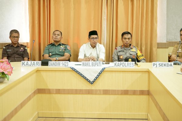 Wabup Soppeng Pimpin Rapat HLM TPID Bahas Langkah Strategis Pengendalian Inflasi
