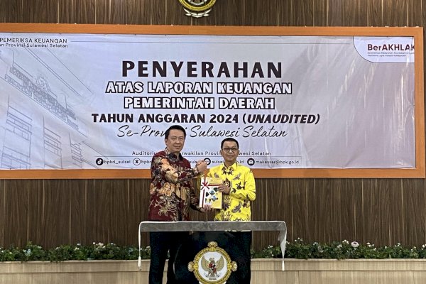 Pemkab Soppeng Serahkan Laporan Keuangan Tahun 2024 ke BPK Perwakilan Sulsel
