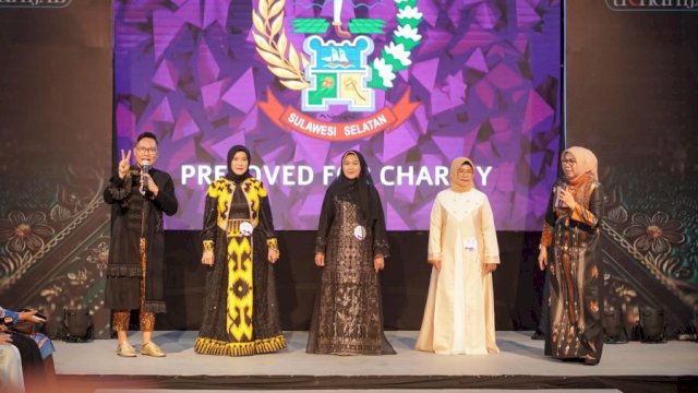 Ketua PKK Luwu Utara Dukung Charity untuk UMKM Perempuan di Trend Hijab Expo.