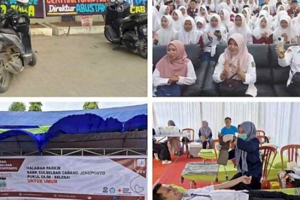 Bank Sulselbar Cabang Jeneponto Gelark Berbagai Kegiatan di HUT ke-64