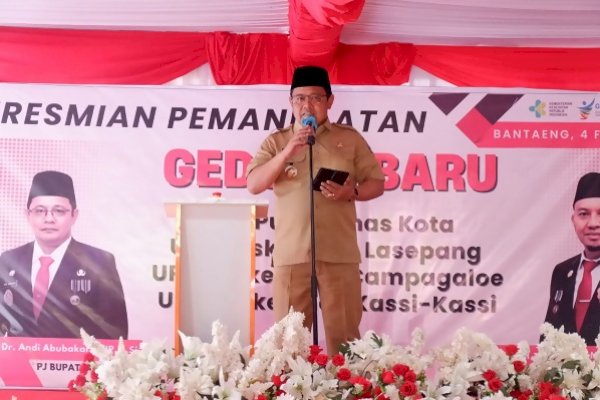 Resmikan 4 PKM Baru, Pj. Bupati Bantaeng: Pentingnya Kolaborasi Dalam Mencapai Keberhasilan