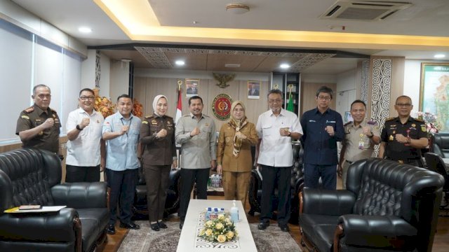 Kajati Bersama Bupati Gowa Bahas Penyelesaian Pembangunan Bendungan Jenelata.