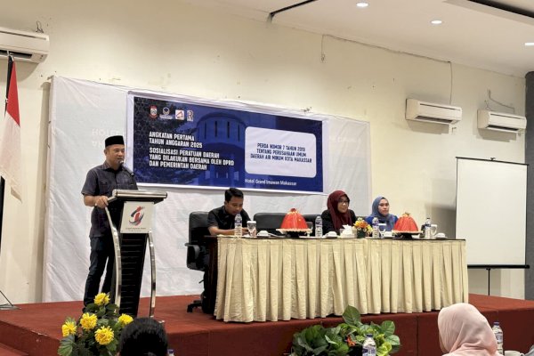 Legislator Jufri Pabe Gelar Sosialisasi Perda Nomor 7 Tahun 2019 Tentang PDAM Makassar