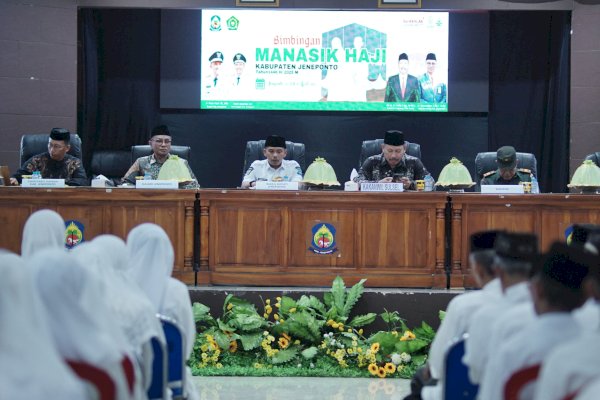 Pemkab Jeneponto Gelar Bimbingan Manasik Haji, Wabup Islam : Ikuti dengan Sungguh-sungguh dan Luruskan Niat