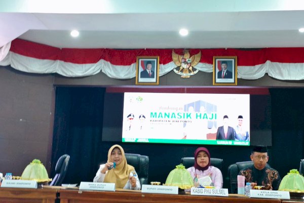 Kadinkes Jeneponto Paparkan Kebijakan Pelayanan Kesehatan Haji Dalam Manasik Haji 2025
