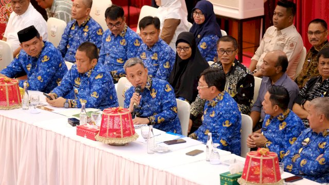 Bupati Jeneponto H. Paris Yasir menghadiri Rakor Optimalisasi Sistem Pengairan Pertanian 