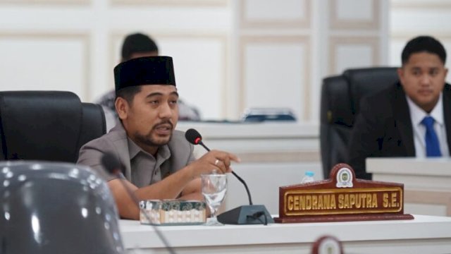 Anggota Dewan Perwakilan Rakyat Daerah (DPRD) Kota Palopo, Cendrana Saputra Martani.