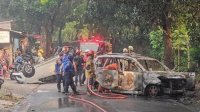 Sengit! 3 Mobil Polisi Dirusak dan Dibakar Saat Tangkap Ketua Ormas TS di Depok