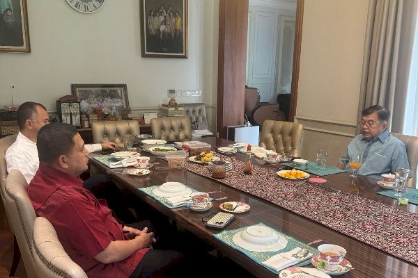 Datang sebagai Anak, JK Titip Pesan ke Munafri: Berbuat Baik, Jaga Amanah Warga Makassar!