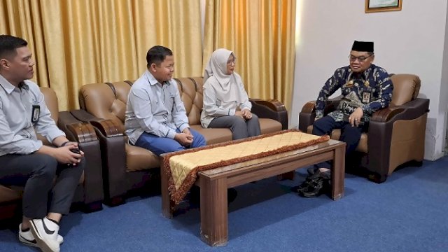 Kakan Kemenag Pinrang Terima Kunjungan Bank Sulselbar, Bahas Layanan Khusus Jemaah Haji