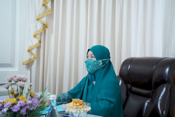 Ketua TP PKK Sulsel Buka Webinar: Dorong Sinergi Menuju Generasi Sehat Indonesia Emas