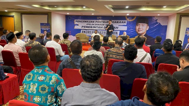 Ketua Komisi C DPRD Sulsel, Andre Prasetyo Tanta.