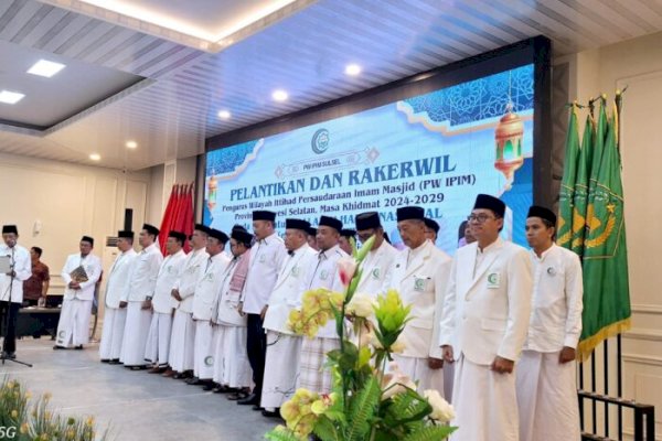 Lantik PW IPIM Sulsel, Menag Nasaruddin Umar Sebut Sulsel Trendsetter Pembinaan Organisasi