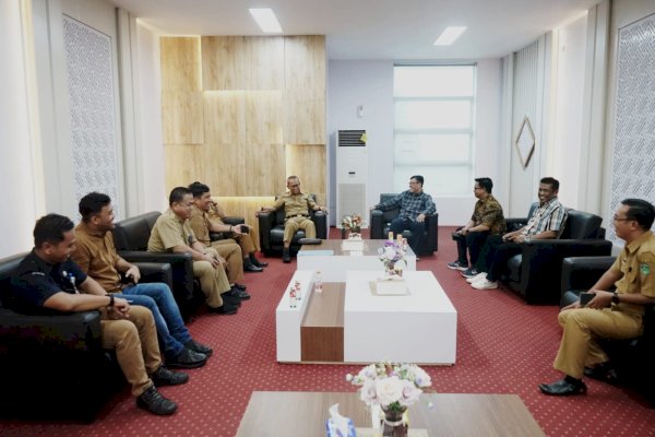 Sekda Lutim Bahri Suli Terima Audiens LPPM Unhas